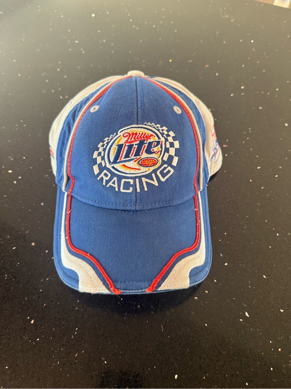 Miller Lite Racing Blue NASCAR Hat - Picture 2 of 4